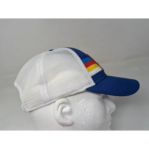 St Louis Blues Snapback Trucker Hat Cap Mesh Trumpet Logo Vintage Hockey Retro - Picture 2 of 7